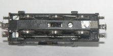 A small patch of self adhesive foil is stuck under the front of the locos, with the front edge in line with the buffer beam. 