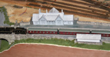 Mock up of the station - A Midland Railway Size 2.